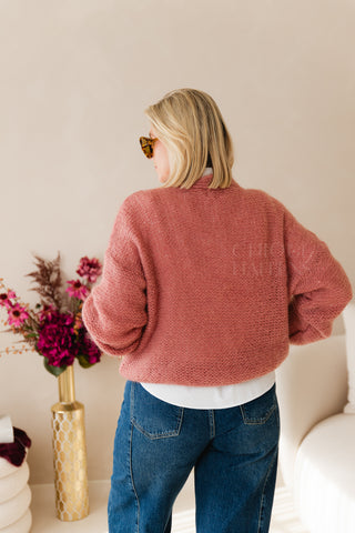 Pure Attraction Cardigan Old Pink