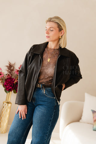 Brown Leather Jacket