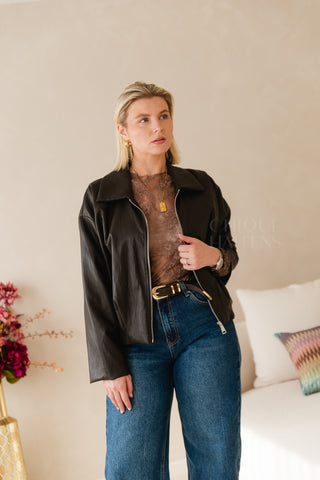 Brown Leather Jacket