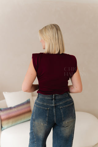 Fitted Shirt Burgundy