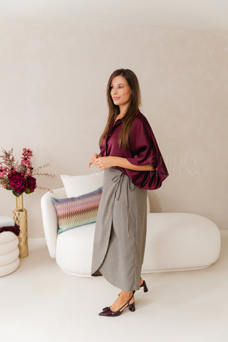 My Radiance Blouse Burgundy