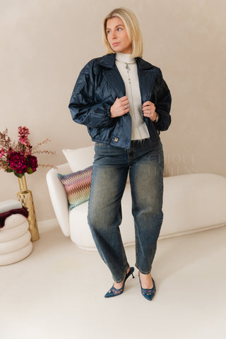 Peplum Pull Ecru