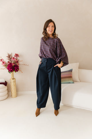 Simply Sophisticated Blouse Navy