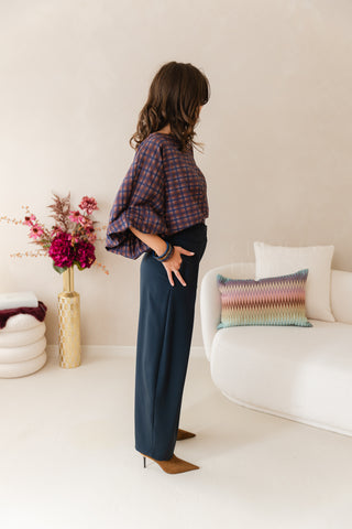Simply Sophisticated Blouse Navy