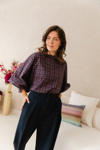 Simply Sophisticated Blouse Navy