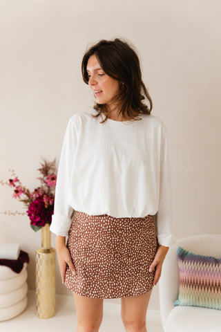 Balloon Shirt White