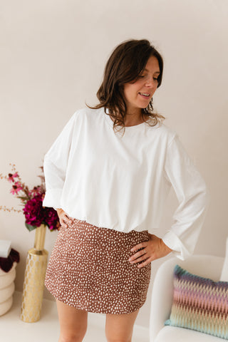 Balloon Shirt White