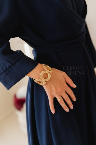 Fall Elegance Dress Navy
