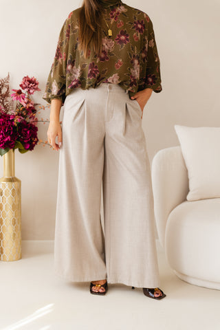 Softly Tailored Trousers Ecru