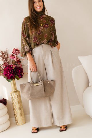 Softly Tailored Trousers Ecru