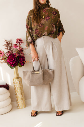 Flower Harmony Blouse Olive