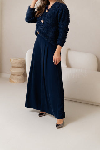 Navy Flow Trousers