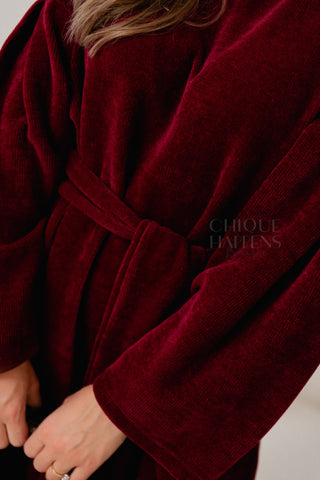 Cosy Moments Dress Burgundy