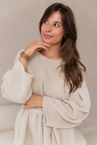 Cosy Moments Dress Ecru