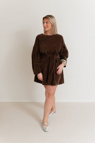 Cosy Moments Dress Brown