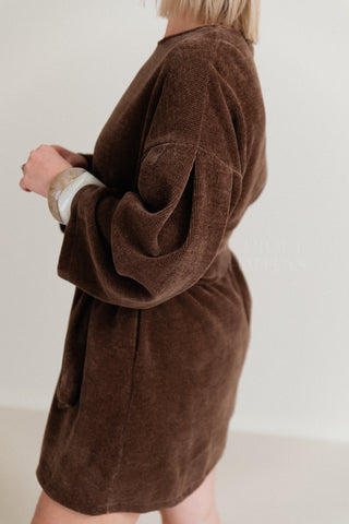 Cosy Moments Dress Brown