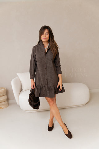 Unstoppable Love Dress Brown