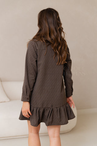 Unstoppable Love Dress Brown