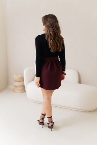 Very Cute Dress Burgundy