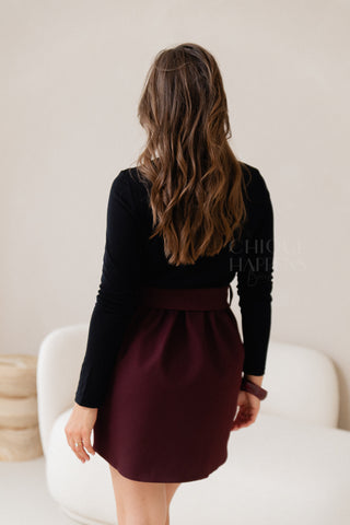 Very Cute Dress Burgundy