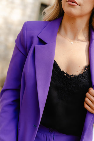Royal Purple Elegance Suit