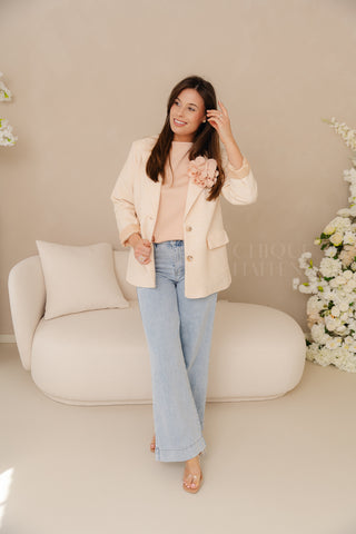 Blush Tweed Blazer