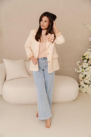 Blush Tweed Blazer