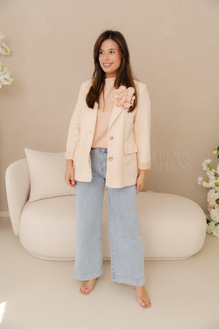 Blush Tweed Blazer