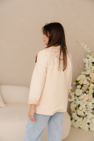 Blush Tweed Blazer