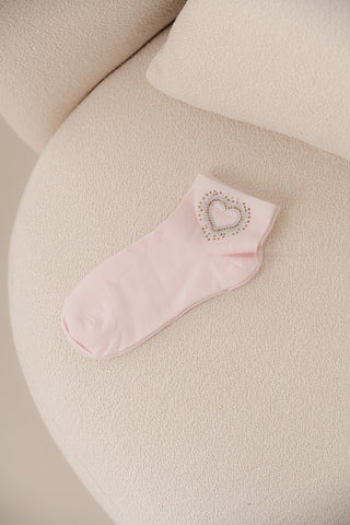 Heart Socks Pink