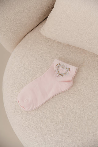 Heart Socks Pink