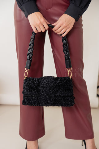 Burgundy Leather Trousers