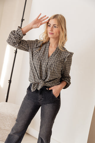 Charming Checks Blouse