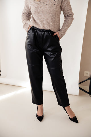 Black Leather Trousers