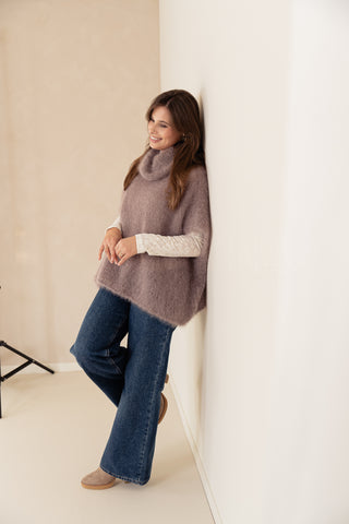 Deluxe Mohair Knit Deep Taupe