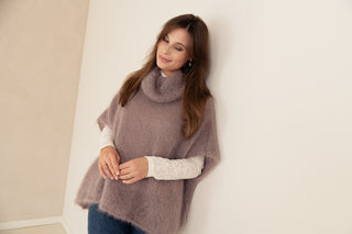 Deluxe Mohair Knit Deep Taupe