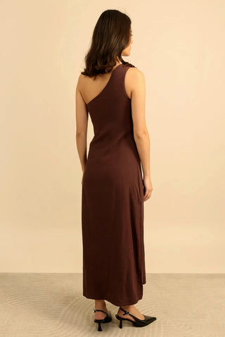 Flower Dress Brown